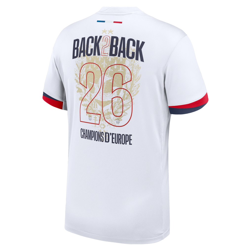 Maillot Blanc PSG 2 étoile finale LDC