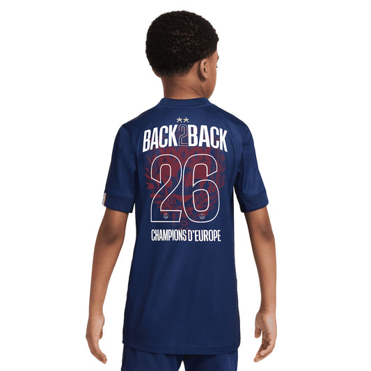 Maillot Enfant Bleu PSG 2 étoile finale LDC